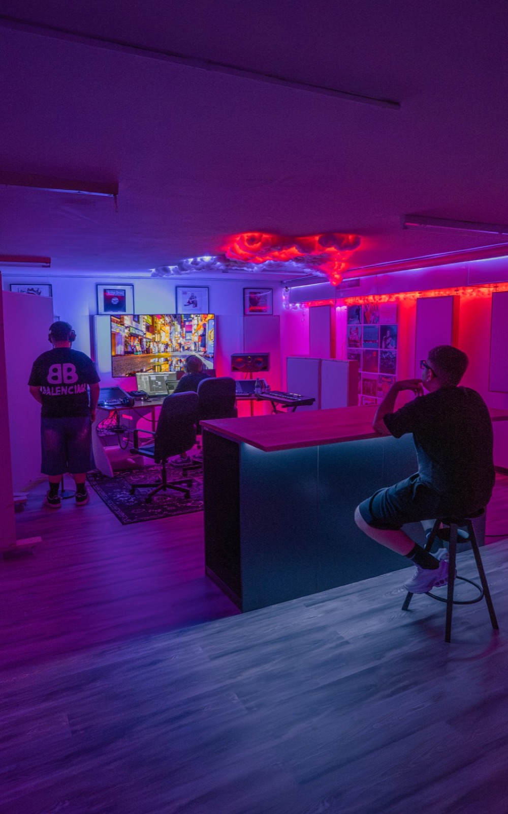Lounge mit Bar im Studio